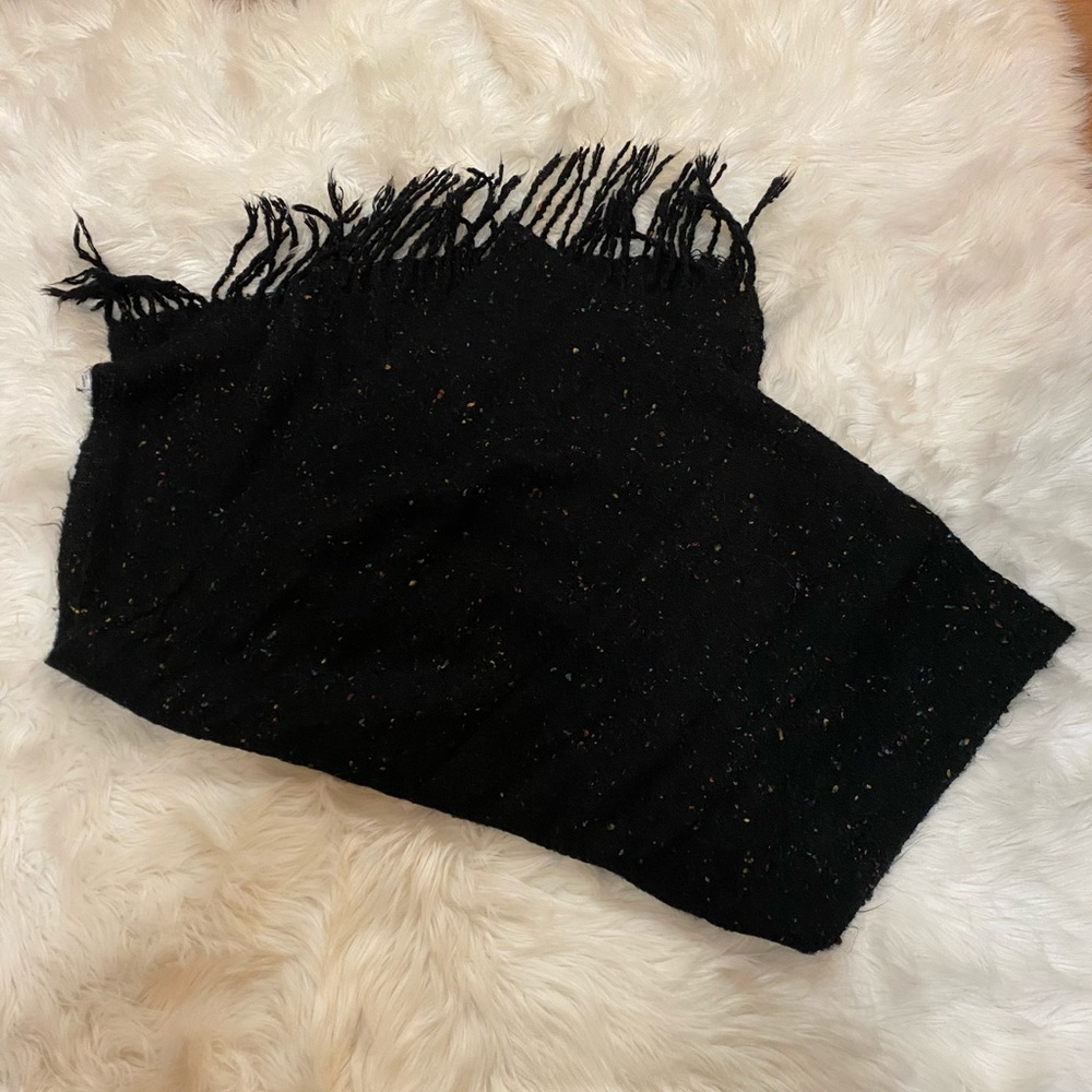 Woman’s black scarf